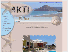 Tablet Screenshot of akti-villas.gr